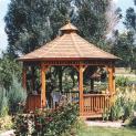 Monterey gazebo 14ft with roof in San Francisco California. ID number 261-1.